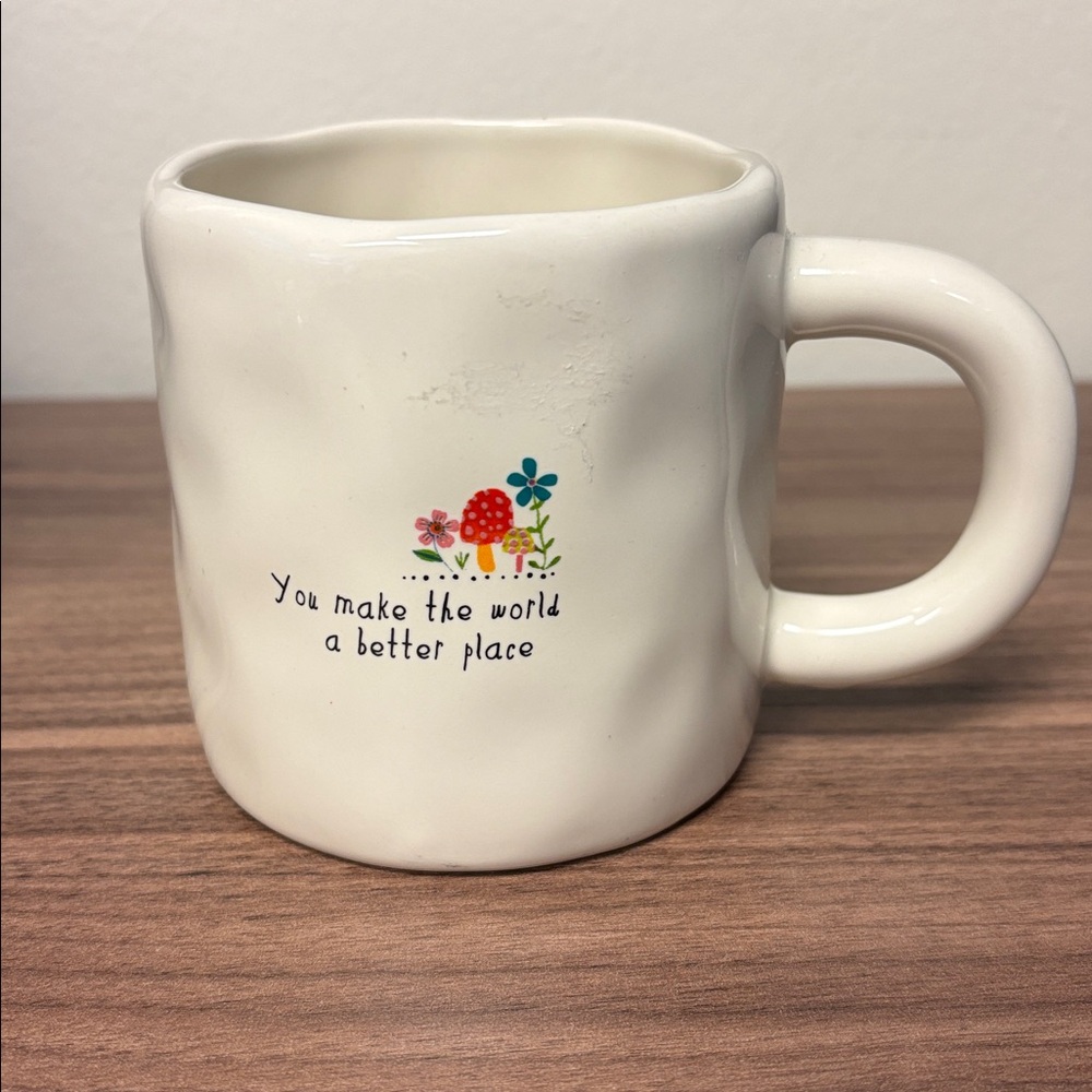 Natural Life Floral Ceramic Mug